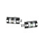 Montblanc 00109513 Запонки прямоуг сталь перлам