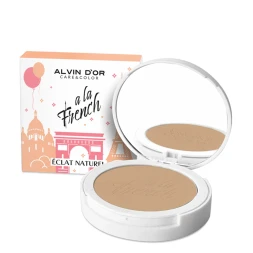 Пудра компактная фиксирующая, тон 02 / Eclat Naturel A LA FRENCH Ivory 10 гр