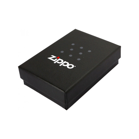 28302 Зажигалка ZIPPO Soccer, латунь/сталь с покрытием Black Matte, черный
